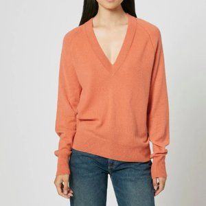 Equipment Madalene V-Neck Cashmere Sweater NWT
